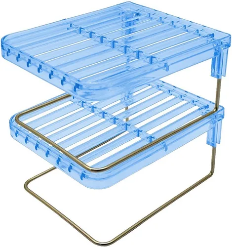 Vista 3 de Yamaken Industrial Petite Rack 2 Piezas, Azul