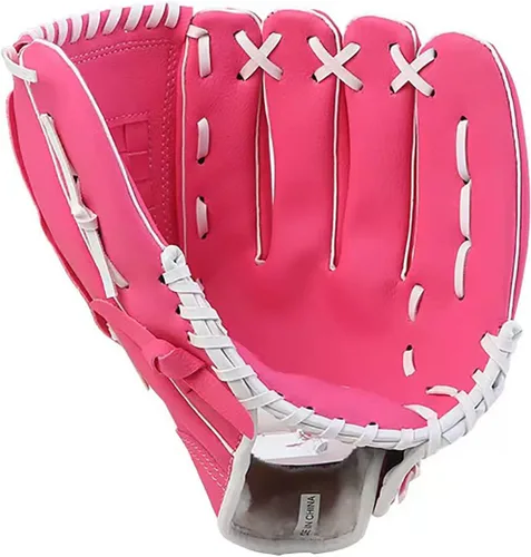 Vista 12 de Guantes de béisbol, guantes de softbol, guantes de receptor, adecuados para jóvenes, adultos y principiantes, entrenamiento deportivo al aire libre