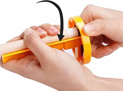 Vista 4 de Scott Edward Juego de 10 piezas de reparación de taco de billar, accesorios de billar