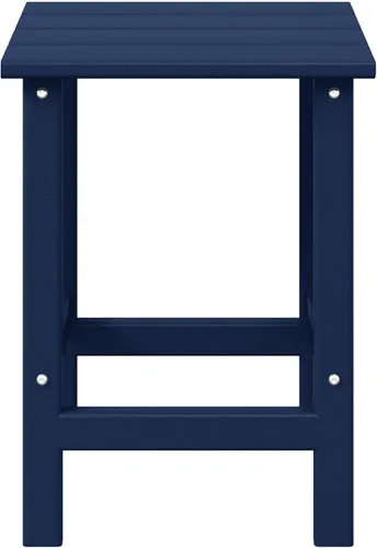 Vista 3 de WestinTrends Malibu - Mesa auxiliar cuadrada para silla Adirondack, color azul marino