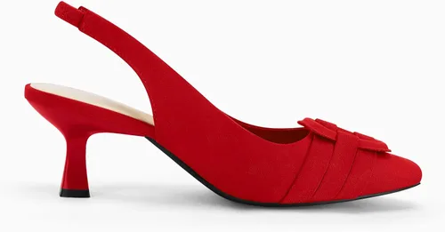 Vista 4 de Zapatos de vestir con tacón bajo y puntera cerrada para mujer, zapatos de vestir sexy y elegantes para boda y oficina
