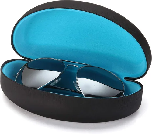 Vista 3 de ALTEC VISION Funda para gafas de sol, tamaño grande, se adapta a la mayoría de lentes grandes y lentes de sol