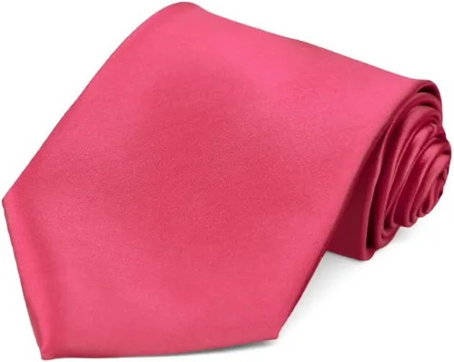 Vista 512 de tiemart Corbata de color sólido para hombre Longitud estándar