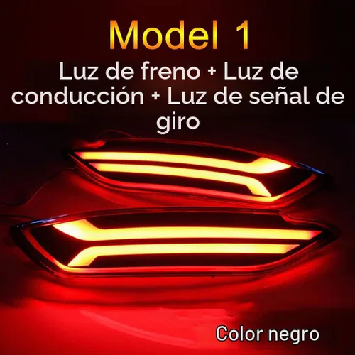 Vista 3 de Conjunto de Luz Trasera LED - Compatible con Hyundai Tucson 2015-2017, Reflector de Parachoques, Luces de Conducción, Freno, Antiniebla
