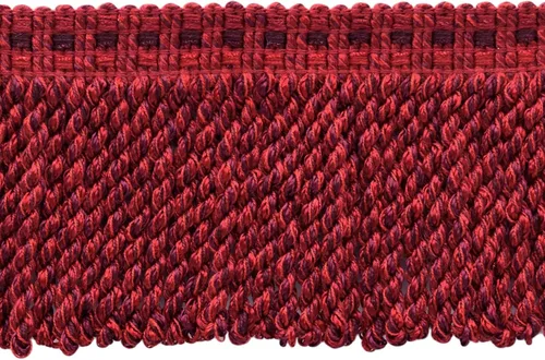 Vista 13 de Colección Veranda de 3" (7,5 cm) de largo, borde de flecos de lingote de punto elegante (estilo # BFV3) negro carbón #VNT30 (negro azabache) paquete