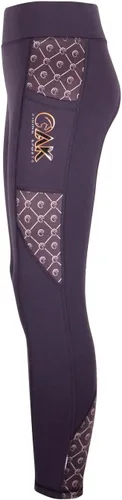 Vista 5 de AK AKRS 6057 - Mallas de equitación transpirables con agarre de silicona de asiento completo, color negro perla