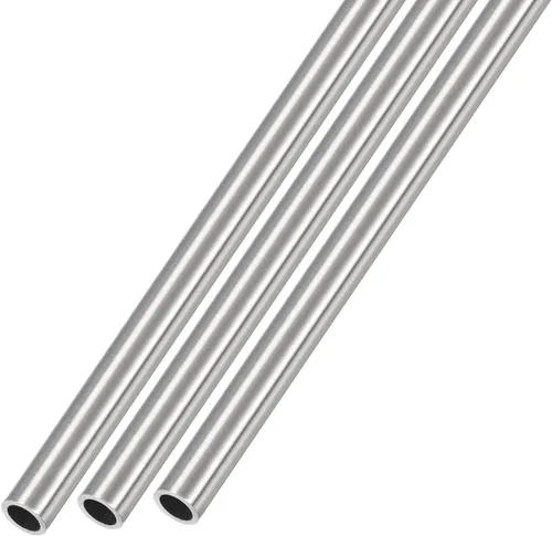 Vista 14 de METALLIXITY Tubo de acero inoxidable 304 (0.079 in de diámetro x 0.006 in de pared T x 9.843 in de largo), 3 piezas, tubo recto - para muebles