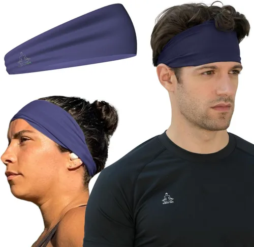 Vista 10 de Bandas de sudor Temple Tape - Diademas de entrenamiento para mujeres y hombres - Bandas de sudor para hombres - Bandas de sudor para deportes