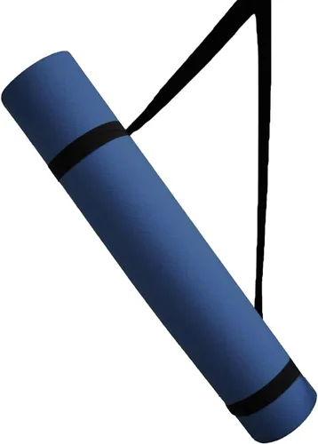 Vista 7 de Tapete de yoga grueso para ejercicio y pilates, tapete de yoga antideslizante con correa, tapete de gimnasio extra ancho para el hogar, tapete
