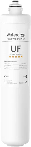 Vista 12 de Waterdrop RF15 Cartucho de filtro de repuesto para filtro de agua debajo del fregadero de 15UA/15UB/15UC, reduce PFOA/PFOS, PFAS, plomo, cloro, mal