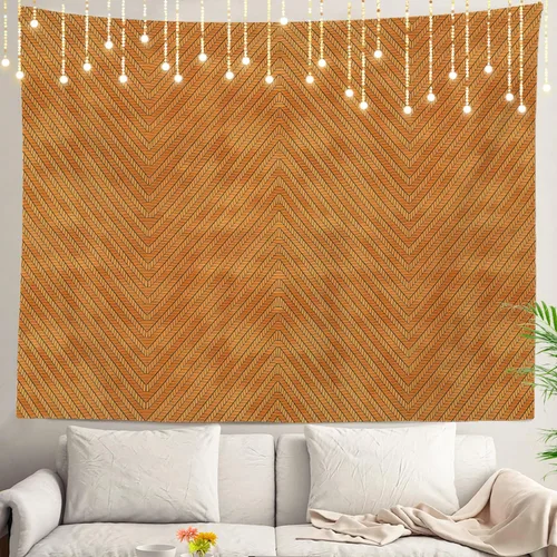 Vista 24 de Shrahala Retro Paint Abstract Tapestry, White Gold Oil Painted Work Rustic Wall Hanging Hd Print Polyester Backdrop For Dorm Room Bedroom 30 X 40 In