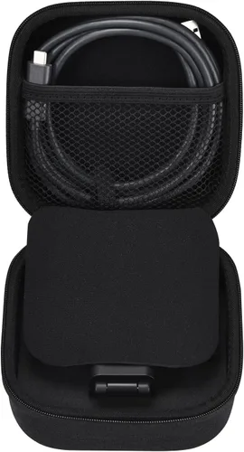 Vista 4 de BRIO (C1000e) Funda rígida, bolsa de almacenamiento compatible con Logitech BRIO (C1000e) 4K Webcam Funda protectora de viaje (negro)