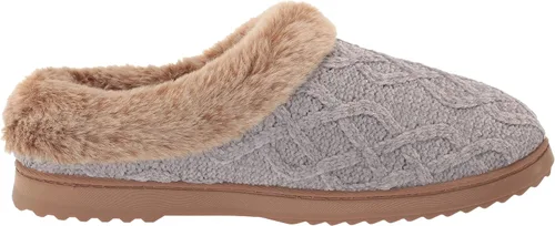 Vista 6 de Dearfoams Pantuflas de punto de felpilla Hannah para mujer