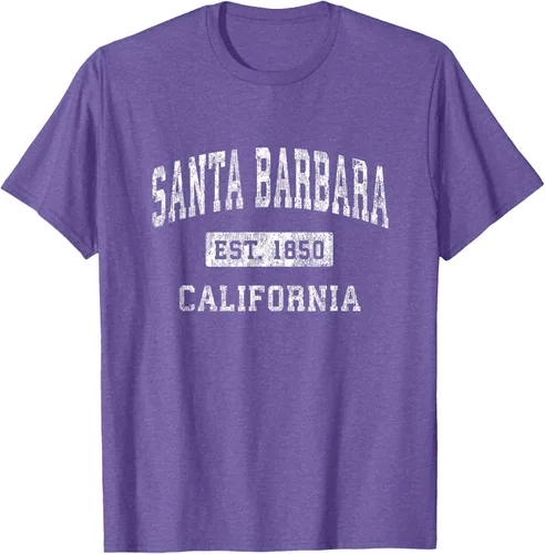 Vista 11 de Camiseta deportiva clásica de Santa Bárbara California CA, Negro, S