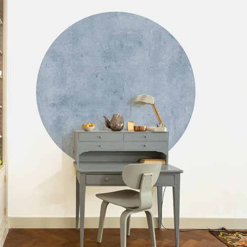 Vista 15 de Calcomanía de pared circular con estampado pastel, medio círculo, semicírculo, decoración de pared, geométrico, guardería, despegar y pegar
