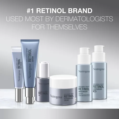 Vista 7 de Neutrogena Aceite facial de retinol de reparación rápida de arrugas, suero facial antienvejecimiento diario para combatir líneas finas, arrugas