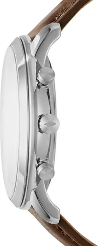 Vista 2 de Fossil Men's Neutra Stainless Steel and Leather Quartz Chronograph Watch