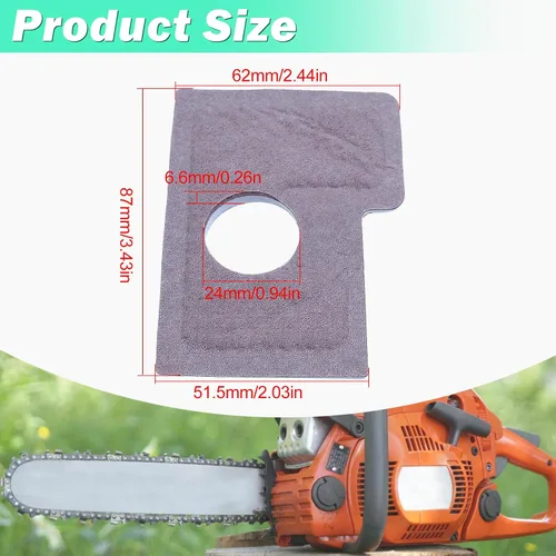 Vista 4 de Paquete de 5 filtros de aire para motosierra Stihl MS180 MS170 018 017 Seires, piezas de repuesto para motosierra ADEFOL, accesorios de filtro