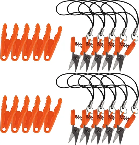 Vista 27 de JubileeYarn Itty Bitty Snippy - Tijeras de llavero portátiles compatibles con la TSA, color blanco, 1 par