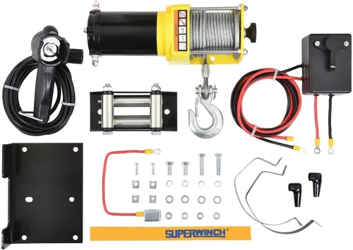 Vista 5 de Malacate portátil para 3000 libras con enganche, sistema de bloqueo de polea y enganche rápido, de Superwinch, Torno