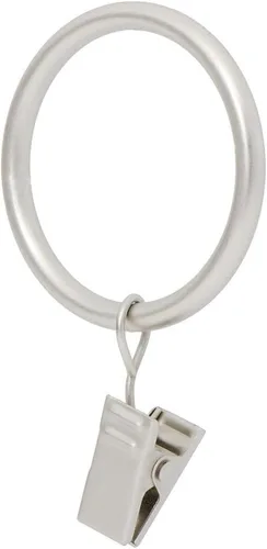 Vista 9 de Ivilon Anillos de Clip para Cortinas de Tela - Anillos de Clip para Paneles de Cortina de 4.3 cm, Juego de 14 - Latón Antiguo Latón envejecido
