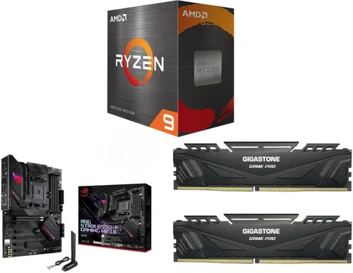 Vista 11 de NEWEGG Combo de memoria CPU de placa base -B550M-A con CPU Ryzen 5 5500 de 6 núcleos de 3.6 GHz y 16 GB (2 x 8 GB) 288 pines PC RAM DDR4 3200 AMD