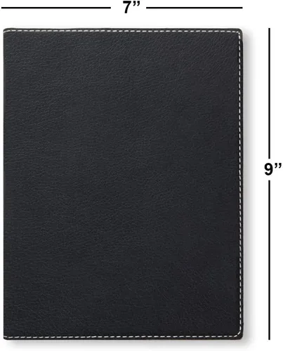 Vista 2 de Bloc de notas pequeño de 7 x 9 pulgadas, enfermera practicante NP, grabado personalizado incluido (negro con plata)