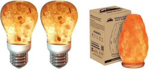 Vista 11 de Himalayan Glow - Foco LED equivalente a 60 W, lámpara de sal de 1 unidad, regulable, se adapta a la mayoría de lámparas de sal, ambiente cálido