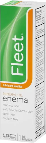 Vista 2 de Fleet Enema de aceite mineral laxante para el estreñimiento, 4.5 onzas líquidas (paquete de 12)