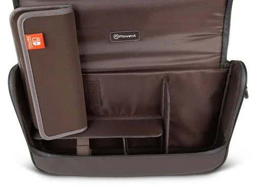 Vista 6 de PowerA Everywhere Messenger Bag for Nintendo Switch or Nintendo Switch Lite, Gaming Case, Carrying Case for Accessories, Console Case - Nintendo