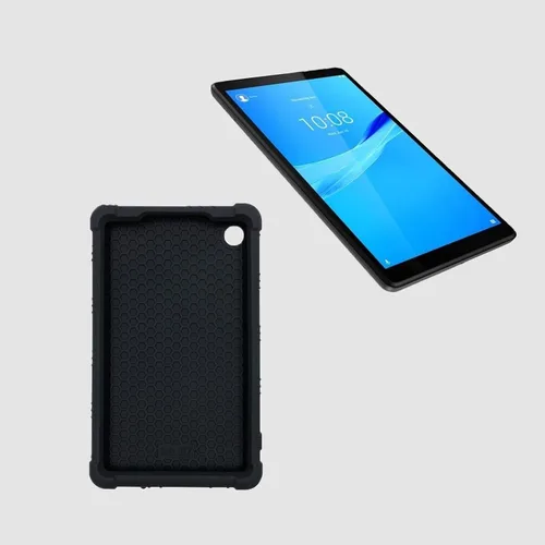Vista 4 de Funda para Lenovo Tab M7 - Carcasa de silicona suave a prueba de golpes, cubierta protectora ligera para Lenovo Tab M7 (TB-7305F/X/i)