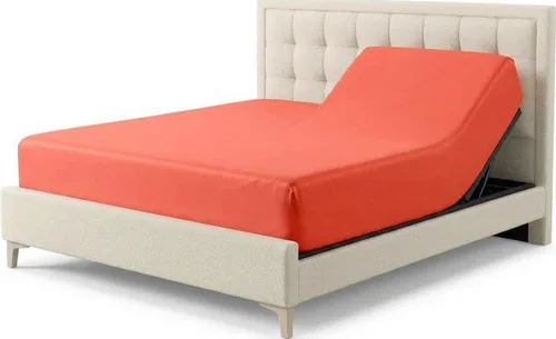 Vista 32 de Royal Tradition Sábana bajera ajustable de viscosa de bambú, tamaño individual XL, bolsillo profundo, sábanas extremadamente suaves, beige sólido