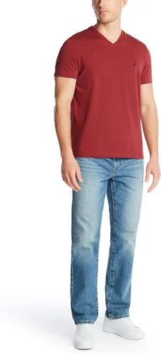 Vista 2 de Nautica Camiseta de manga corta para hombre con cuello en V