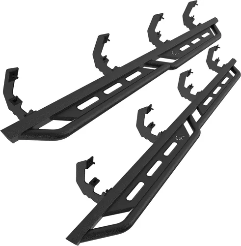 Vista 9 de Estribos compatibles con Silverado/Sierra 1500 Crew Cab 2019-2026 Silverado/Sierra 2500/3500 Crew Cab 2020-2026 Crew Cab Heavy Duty Barras Nerf