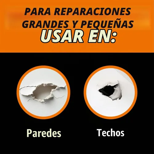 Vista 4 de Gorilla - Resanador + imprimación resistente para reparación de paredes, tubo de 16 onzas, blanco