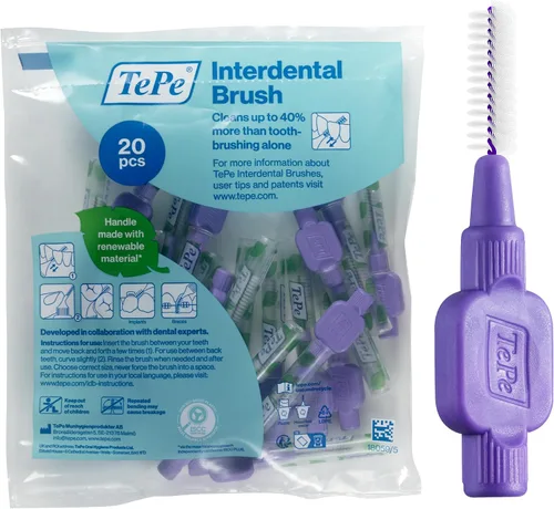 Vista 12 de TePe® Cepillo Interdental Original Rosa 0.016 in Paquete de 20