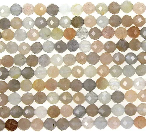 Vista 12 de MJDCB Cuentas sueltas redondas de amazonita natural facetadas de 0.118 in para hacer joyas, pulseras y collares