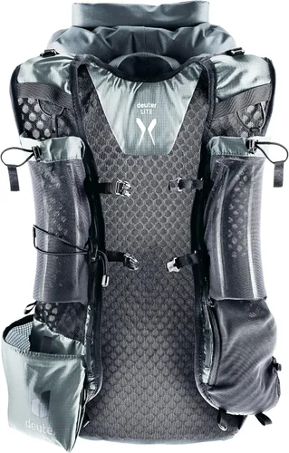 Vista 4 de Deuter Vertrail Mochila Alpine 16L I Impermeable, Ligero Senderismo y Montañismo Pack - Grafito-Estaño