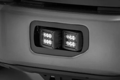 Vista 4 de Rough Country Kit de luces antiniebla LED Spot/Flood para Ford F-150-70865 2015-2017