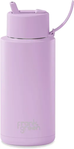Vista 10 de Frank Green - Botella Reutilizable de Cerámica - Botella de Agua de Acero Inoxidable con Pajita, Botella de Agua Aislada, Botella de Agua de Metal
