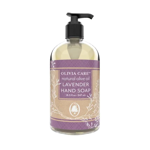 Vista 3 de Olivia Care Jabón líquido para manos, paquete de 4 Infundido con aceite de oliva - 1 de cada uno