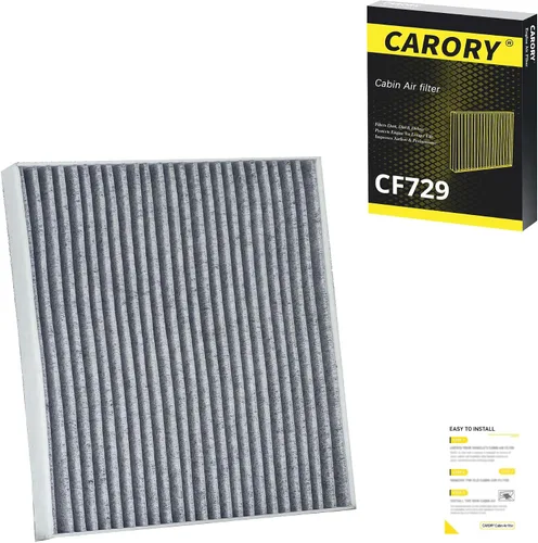 Vista 27 de Filtro de aire de cabina con carbón activado para Toyota Camry (2002-2006), Sienna (2004-2010), Avalon (2000-2004), Lexus RX350 (2007-2009), ES330