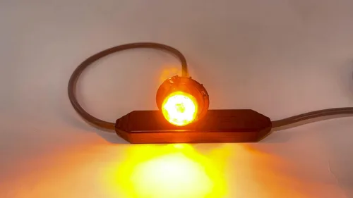 Vista 8 de Kit estroboscópico LED de perfil bajo de alta intensidad de 24 W, luz de advertencia de emergencia para camiones y automóviles, universal, 1 paquete
