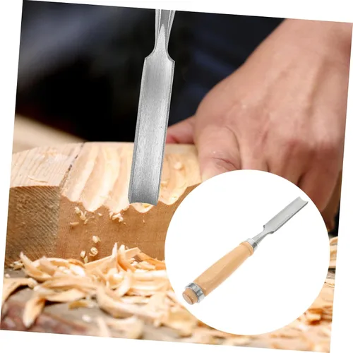 Vista 8 de Cincel de mano para tallar cincel para carpintería, cincel escultórico, cincel para carpintería, 1 ud