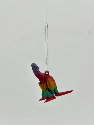 Vista 4 de Kangaroo-Cock Penis Bachelorette Party Gift Funny Prank 3D Printed (3" Dick-Oration Ornament)
