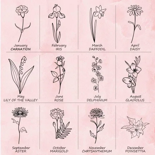 Vista 7 de callie Bandeja de joyería con nombre personalizado de flores de nacimiento, regalos de compromiso, plato para anillos, regalos personalizados
