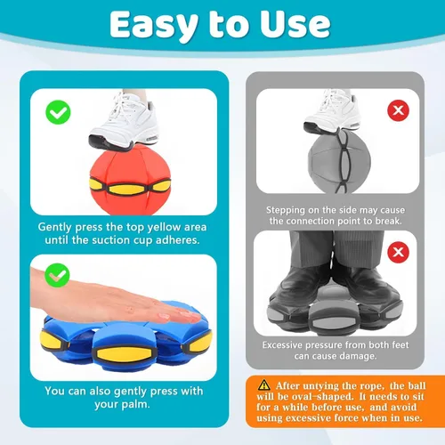 Vista 4 de Bola mágica, platillo volador mágico, interactivo entre padres e hijos, conmutación de modo dual, con 6 luces