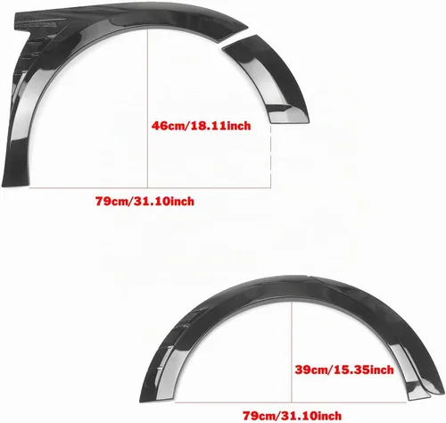 Vista 4 de Kit de carrocería de cubierta de guardabarros de rueda para Toyota Camry SE XSE 2018-2024