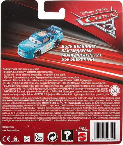 Vista 6 de Disney/Pixar Cars Pixar 3 Buck Bearingly (View Zeen) Vehículo moldeado a presión