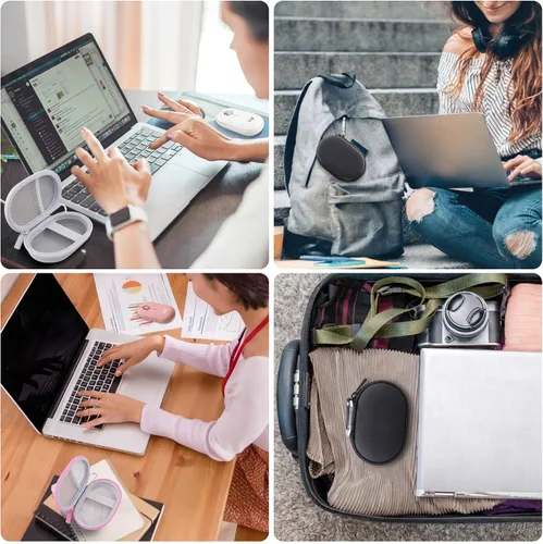 Vista 8 de co2CREA Funda rígida de repuesto para Logitech Pebble M350 / M350s / M355 / i345 / i345 ratón inalámbrico Bluetooth